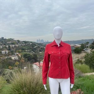 Celine 2000s Button Up Top